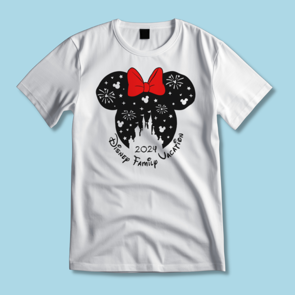 2024 Disney Family Vacation T-Shirts for Girls