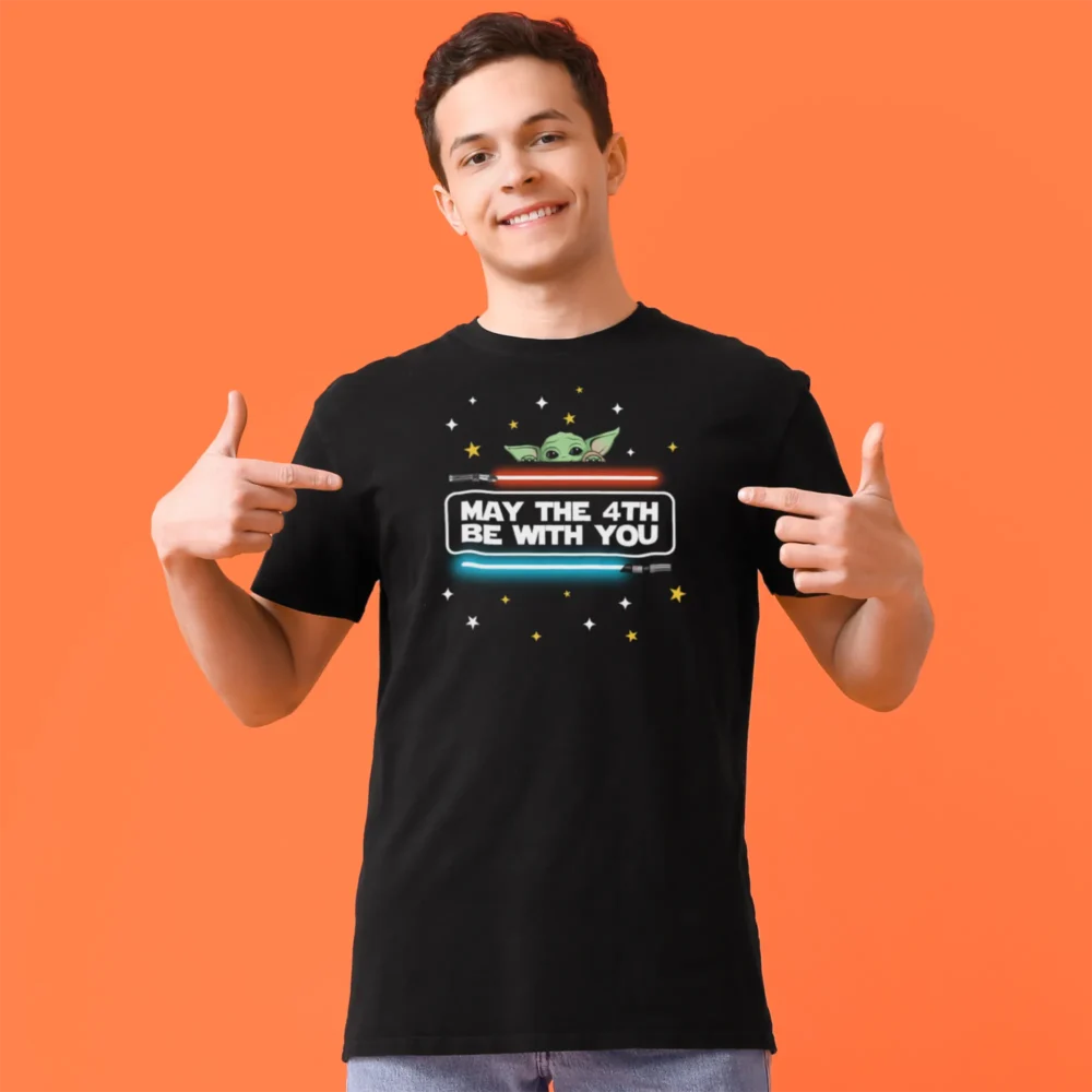 May The 4th Be With You Star Wars Disney Family Shirts Black v2