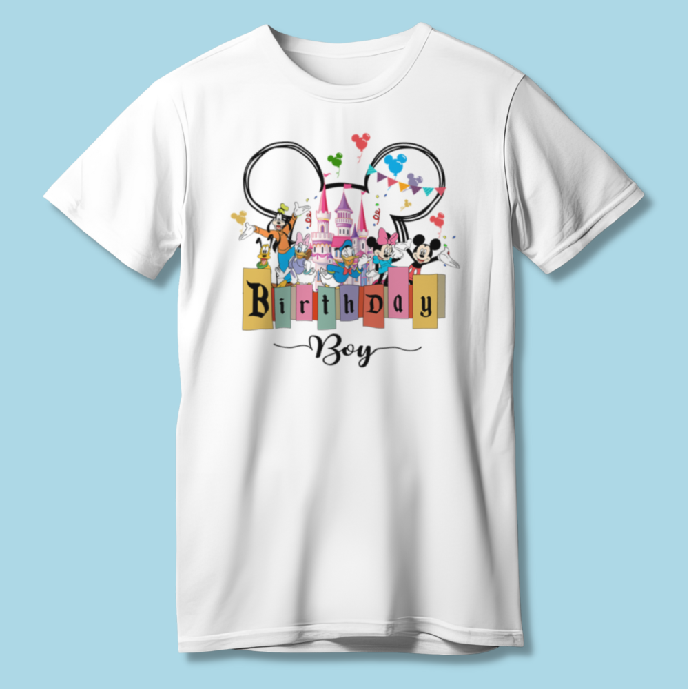Disney Birthday Boy Shirts Mickey and Friends