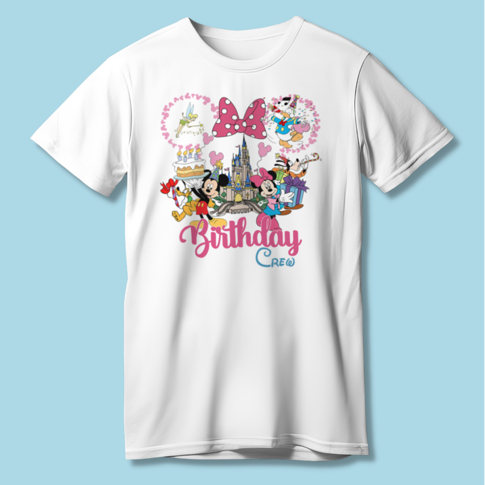 Disney Birthday Crew Shirts - Mickey Minnie