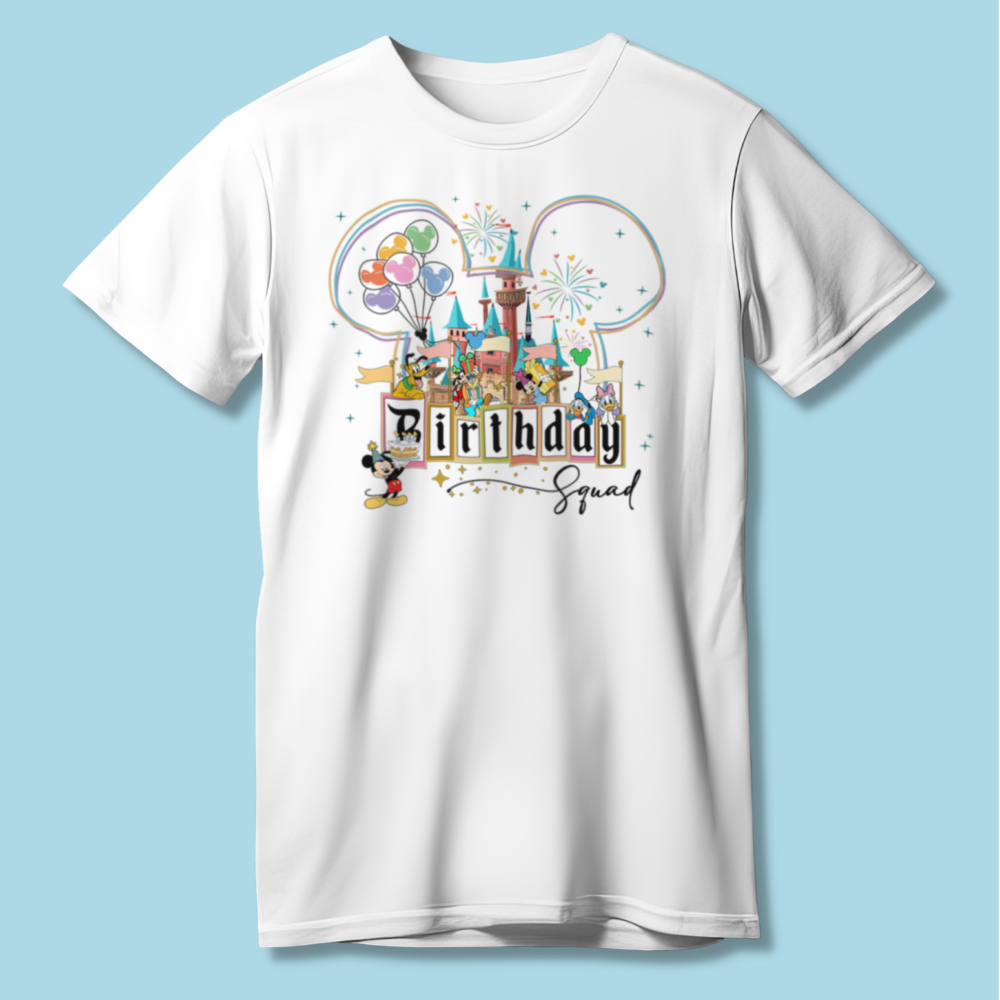 Disney Birthday Squad Shirts
