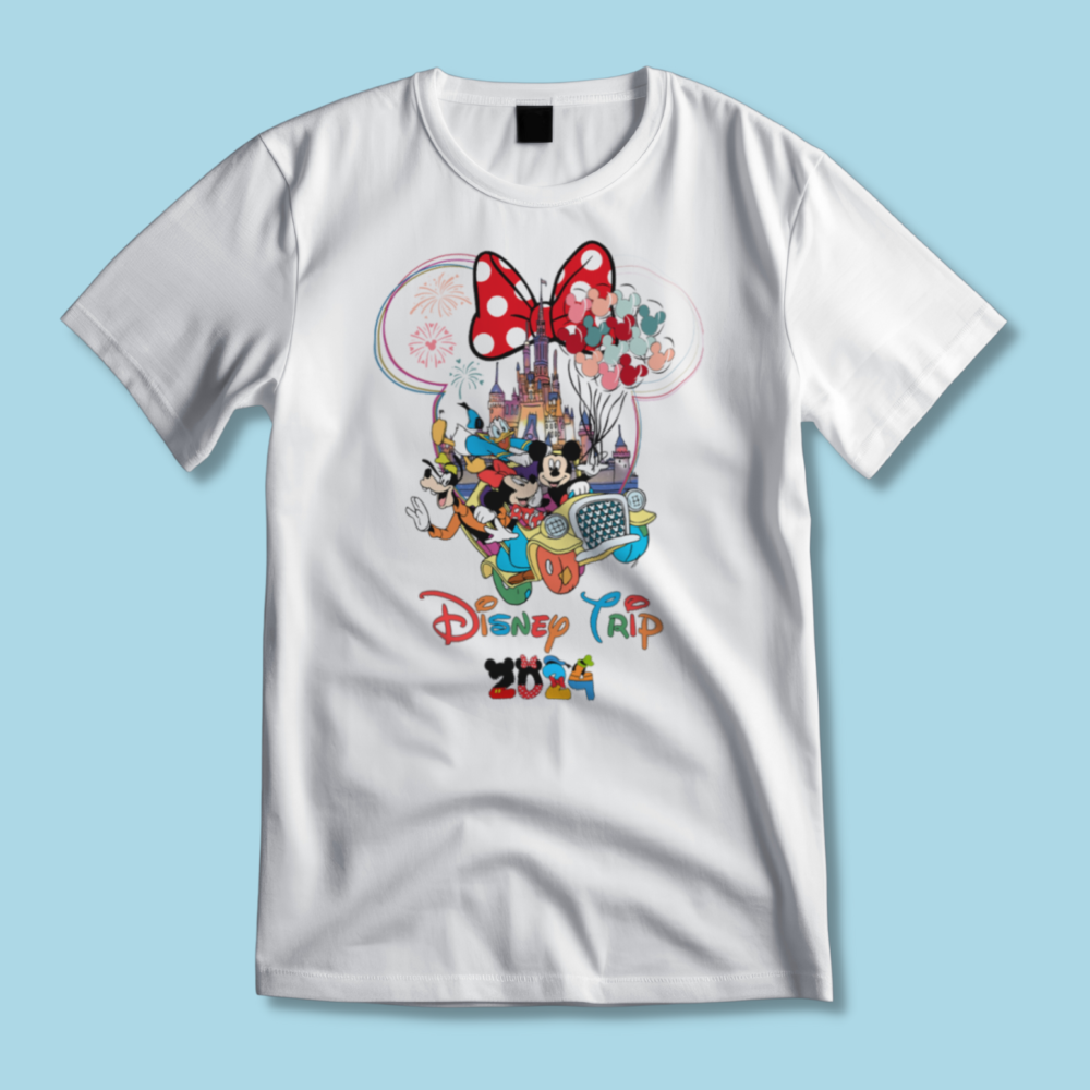 Disney Trip 2024 T-Shirts for Girls