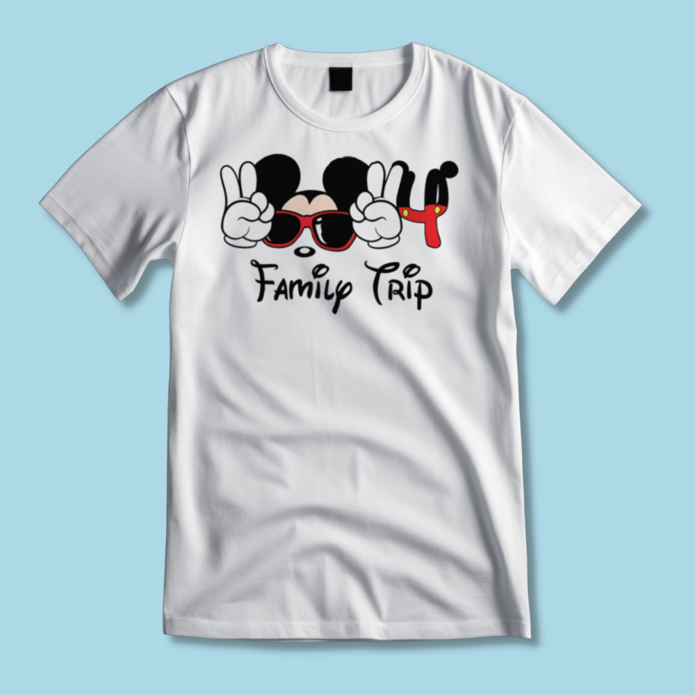Mickey 2024 Family Trip T-Shirts for Boys