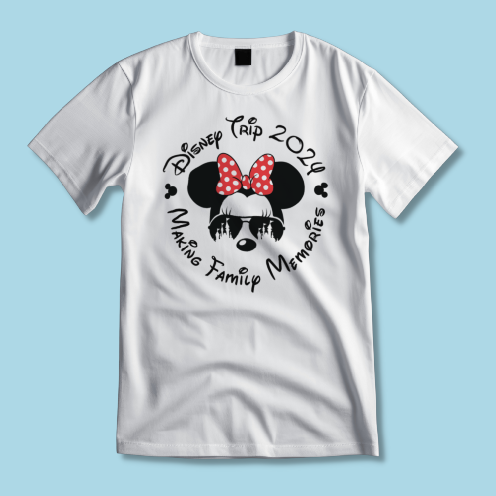Disney Trip 2024 Making Family Park Memories T-Shirts for Girls