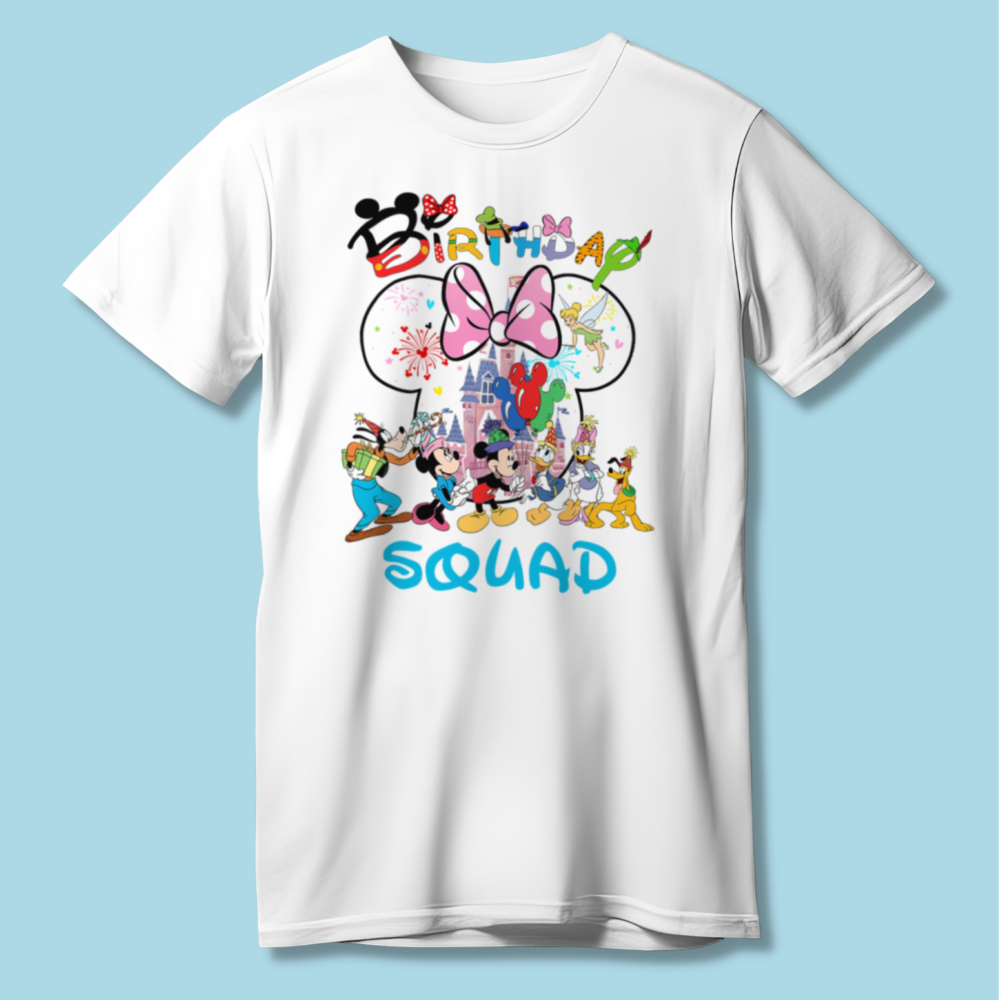 Disney Birthday Squad Shirts for Girls