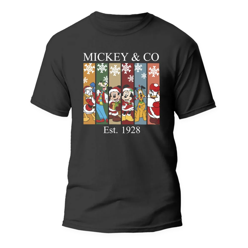 Mickey & Co. EST 1928 Disneyland Christmas T-shirt