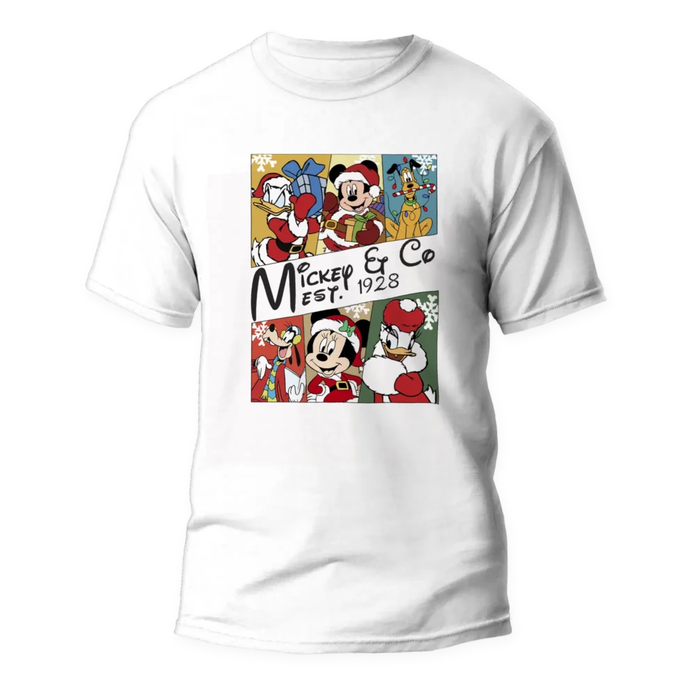 Mickey & Co. EST 1928 Disneyland Christmas T-shirt 3