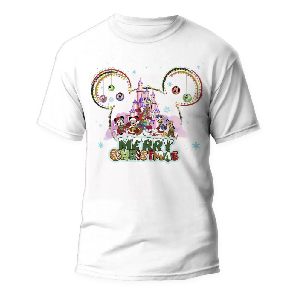Merry Christmas Mickey & Friends Disneyland T-shirt