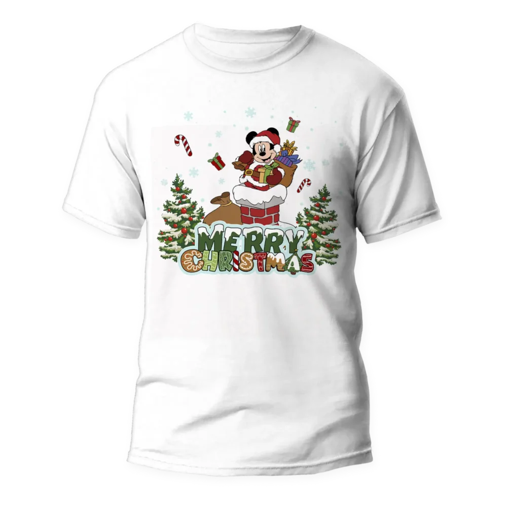 Merry Christmas Mickey Only Disneyland T-shirt
