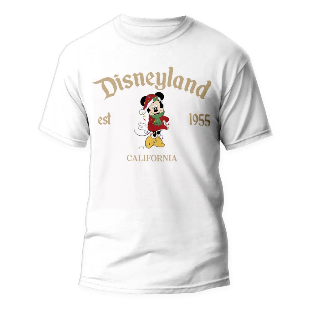 Minnie Mouse Standing Disneyland Christmas T-shirt