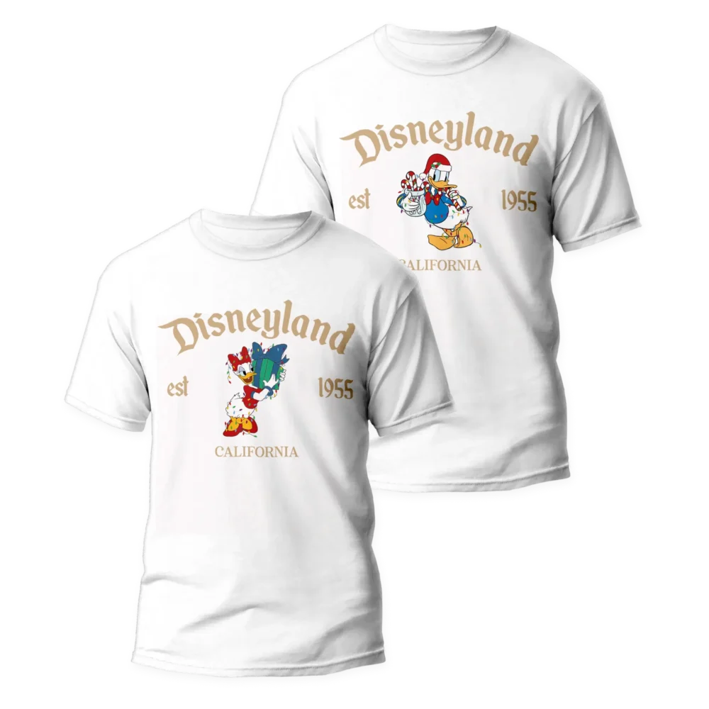 Donald Daisy Disney Couple Christmas T-shirt