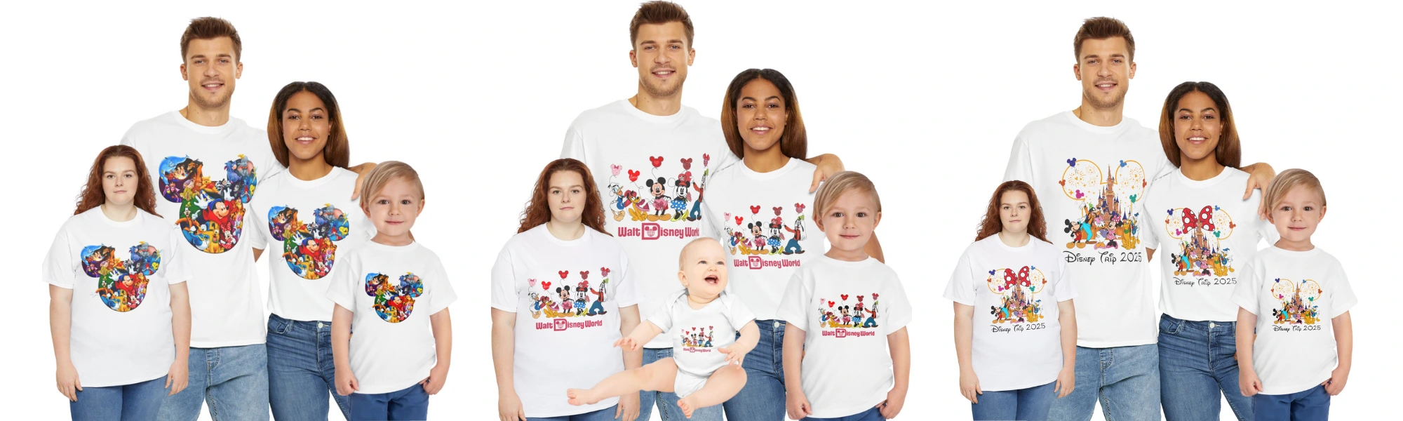 Custom T Shirts for Family Park Disney Shirts from Apple Valley - Victorville - Hesperia 22 custom disney family matching shirts for kids men women (3)