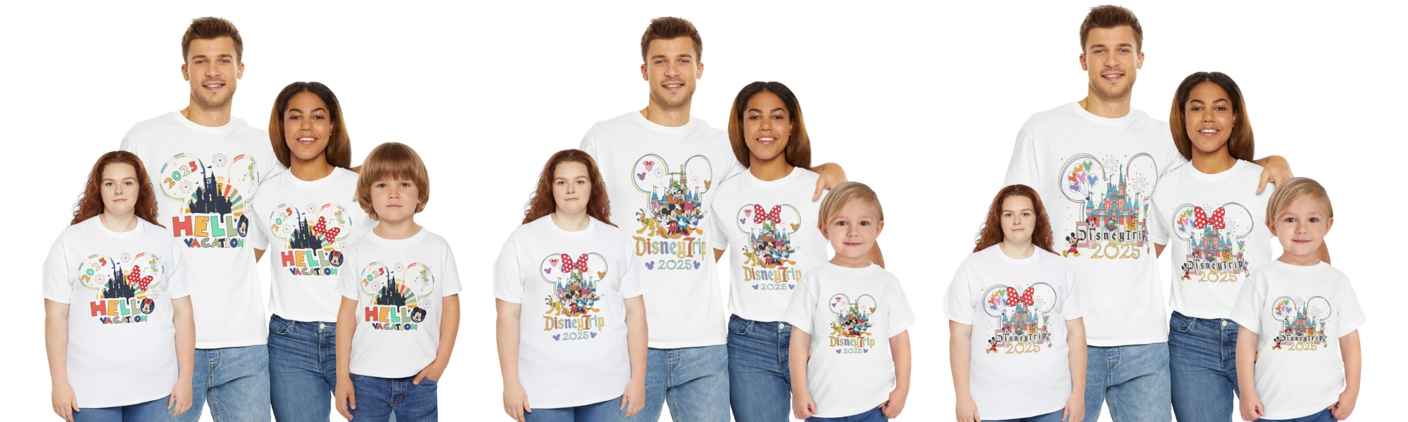 Custom T Shirts for Family Park Disney Shirts from Apple Valley - Victorville - Hesperia 23 custom disney family matching shirts for kids men women (4)