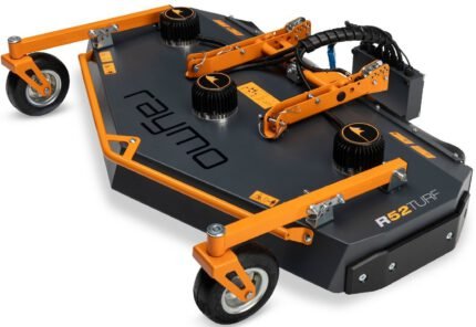 Raymo R52TURF Mähdeck 132 cm inkl. Mulchkit & Deep Mulchkit – Profi Sichelmähwerk für Sportrasen