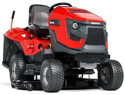 Benzin Rasentraktor 122 cm – 27 PS Briggs & Stratton V-Twin, 380 L Fangkorb, Hydrostat, Mulchkit inkl.