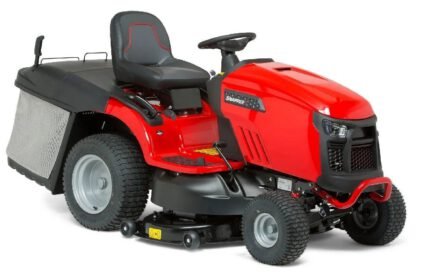 Benzin Rasentraktor 122 cm – 27 PS Briggs & Stratton V-Twin, 350 L Fangkorb, Hydrostat, Mulchkit inkl.