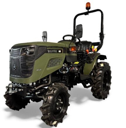 Startrac 22 Kleintraktor Nato-Grün – 22 PS Allradtraktor mit Ackerstollenbereifung