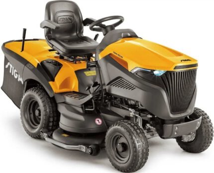 STIGA Estate 9122 WX Rasentraktor – 24,4 PS Honda GXV 690, 122 cm Schnittbreite, AWD, 360 L Fangkorb, Mulchfunktion