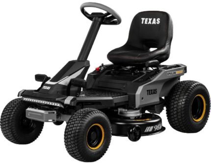 Texas Epsilon R9600Li Akku-Aufsitzmäher, 96 cm Schnittbreite, 72V Lithium-Akku, Mulchen & Seitenauswurf